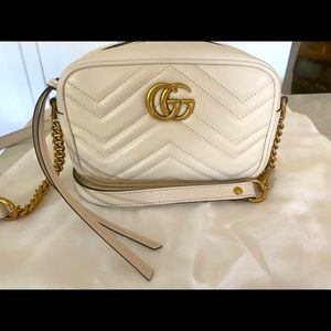 Calfskin Matelasse Mini GG Marymount Bag